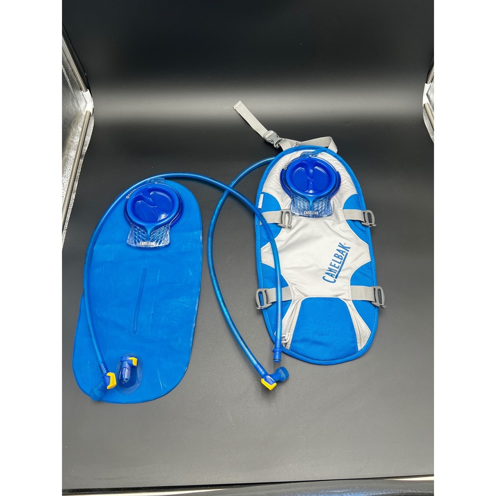 CamelBak Blue Grey Hydration Pack Reservoir System with Extra Bladder